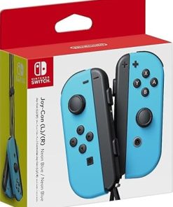 Nintendo Joy-Con Left Right Pair Neon Blue Controller Nintendo Joy-Con Left Right Pair Neon Blue Controller