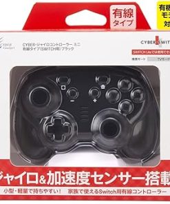 Mini Wired Gyro Controller for Switch Black – Cyber Gaming Accessory Mini Wired Gyro Controller for Switch Black – Cyber Gaming Accessory