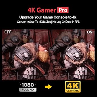 4K Gamer Pro HDMI Upscaler for Nintendo Switch PS4 Xbox No Lag 2 4K Gamer Pro HDMI Upscaler for Nintendo Switch PS4 Xbox No Lag - Image 2