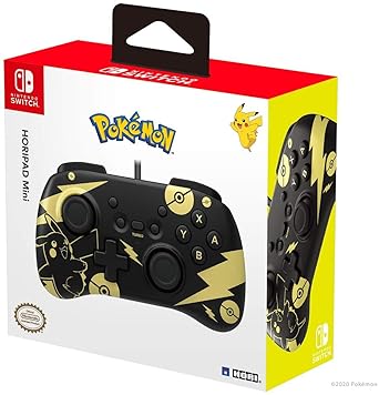 Nintendo Switch HORIPAD Mini Black and Gold Pikachu Edition by HORI Nintendo Switch HORIPAD Mini Black and Gold Pikachu Edition by HORI