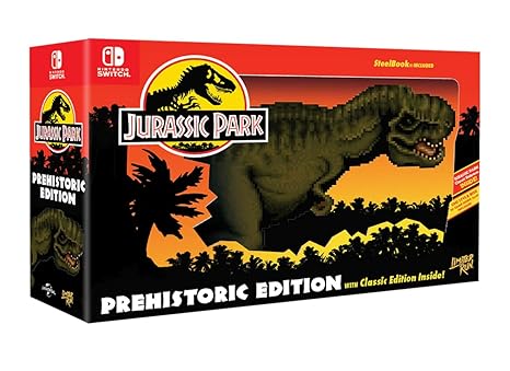 Jurassic Park Prehistoric Games Collection Limited Run for Nintendo Switch Jurassic Park Prehistoric Games Collection Limited Run for Nintendo Switch