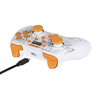 Konix Naruto Wired Controller for Nintendo Switch in White 2 Konix Naruto Wired Controller for Nintendo Switch in White - Image 2
