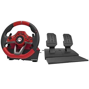 Nintendo Switch Mario Kart Racing Wheel Pro Deluxe by HORI USB Nintendo Switch Mario Kart Racing Wheel Pro Deluxe by HORI USB