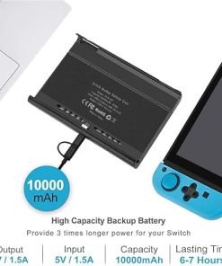 Portable 10000mAh Battery Pack for Nintendo Switch and OLED 2 Portable 10000mAh Battery Pack for Nintendo Switch and OLED 2
