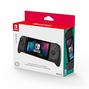 Hori Nintendo Switch Split Pad Pro Black Ergonomic Controller Portable 2 Hori Nintendo Switch Split Pad Pro Black Ergonomic Controller Portable - Image 2