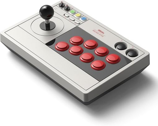 8BitDo Retro Arcade Fight Stick with Macro Buttons for Switch and PC