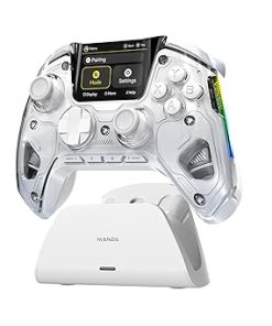 Wireless Gaming Controller for PC Switch iOS Android with RGB Lighting Wireless Gaming Controller for PC Switch iOS Android with RGB Lighting