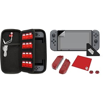 Mario Edition Starter Kit Travel Case Joy Con Guards Earbuds for Switch 2 Mario Edition Starter Kit Travel Case Joy Con Guards Earbuds for Switch - Image 2