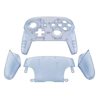 Clear Glacier Blue Shell Set for Nintendo Switch OLED and Pro Controller 2 Clear Glacier Blue Shell Set for Nintendo Switch OLED and Pro Controller - Image 2