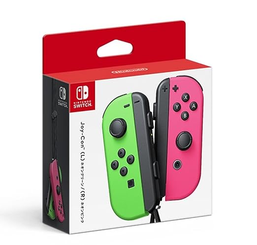 Nintendo Switch Joy-Con Neon Green Pink Splatoon 2 Japan Renewed Nintendo Switch Joy-Con Neon Green Pink Splatoon 2 Japan Renewed