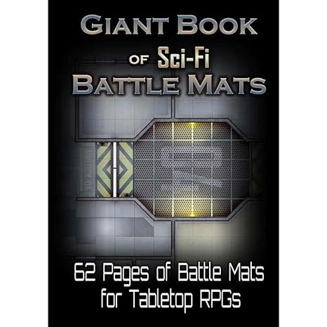 Giant Sci-Fi Battle Mats Book for Tabletop Gaming A3 Format Giant Sci-Fi Battle Mats Book for Tabletop Gaming A3 Format