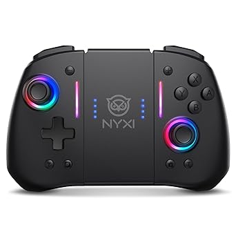 NYXI Hyperion Wireless Joypad with 8 Color LED for Switch OLED NYXI Hyperion Wireless Joypad with 8 Color LED for Switch OLED