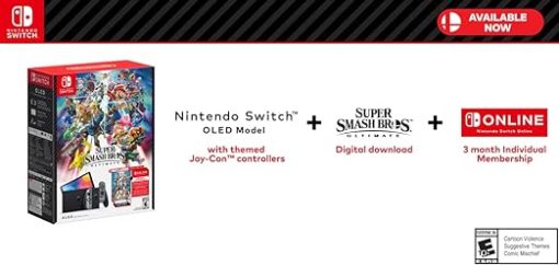 Nintendo Switch OLED Model Super Smash Bros Ultimate Bundle Download - Image 2