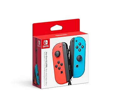 Nintendo Switch Joy-Con Controllers Neon Red and Blue Set Nintendo Switch Joy-Con Controllers Neon Red and Blue Set
