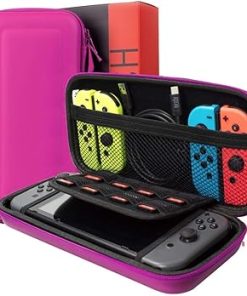 Orzly Nintendo Switch Accessories Bundle Carry Case and More PINK 2 Orzly Nintendo Switch Accessories Bundle Carry Case and More PINK 2