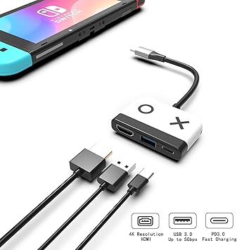 Cenxaki Portable Switch Dock for Nintendo Switch and OLED Model 2 Cenxaki Portable Switch Dock for Nintendo Switch and OLED Model - Image 2