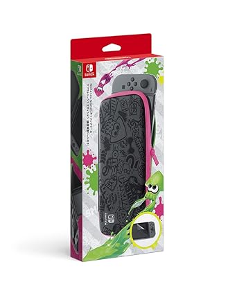 Nintendo Switch Carrying Case Splatoon 2 Edition with Screen Protector Nintendo Switch Carrying Case Splatoon 2 Edition with Screen Protector