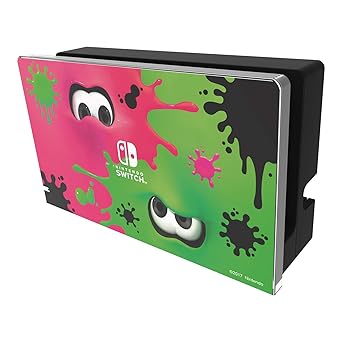 Kawaii Nintendo Switch Character Dock Cover for Splatoon 2 Black Kawaii Nintendo Switch Character Dock Cover for Splatoon 2 Black