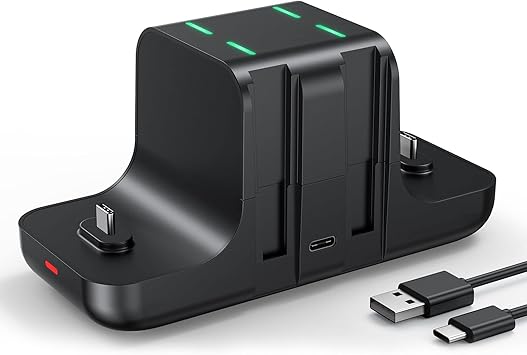 NEWDERY Nintendo Switch Pro Controller Charger Dock and Hub Adapter 2 NEWDERY Nintendo Switch Pro Controller Charger Dock and Hub Adapter - Image 2