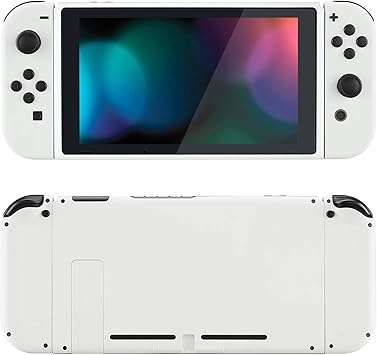 ExtremeRate White Front Back Plate for Nintendo Switch Console Controller ExtremeRate White Front Back Plate for Nintendo Switch Console Controller