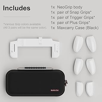 Skull & Co. NeoGrip Bundle Ergonomic Grip for Nintendo Switch OLED 2 Skull & Co. NeoGrip Bundle Ergonomic Grip for Nintendo Switch OLED - Image 2