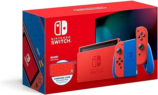 Nintendo Switch Mario Red and Blue Edition Console for Gamers Nintendo Switch Mario Red and Blue Edition Console for Gamers