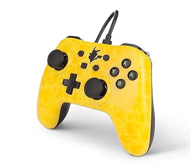 PowerA Pokemon Wired Controller Pikachu Silhouette for Nintendo Switch PowerA Pokemon Wired Controller Pikachu Silhouette for Nintendo Switch