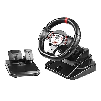 DOYO PS4 Steering Wheel and Pedals with Dual Motor for Gaming DOYO PS4 Steering Wheel and Pedals with Dual Motor for Gaming