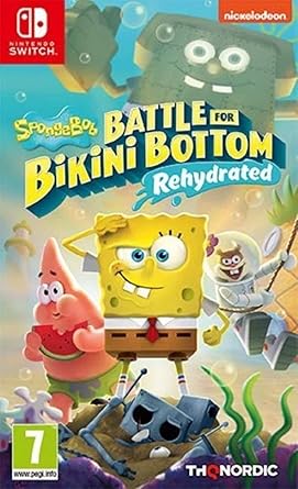 SpongeBob SquarePants Battle for Bikini Bottom Rehydrated Nintendo Switch SpongeBob SquarePants Battle for Bikini Bottom Rehydrated Nintendo Switch