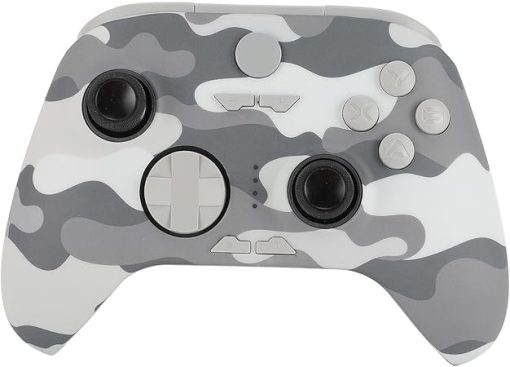 Dpofirs Dual Hall Game Controller with RGB LED Lighting for PC