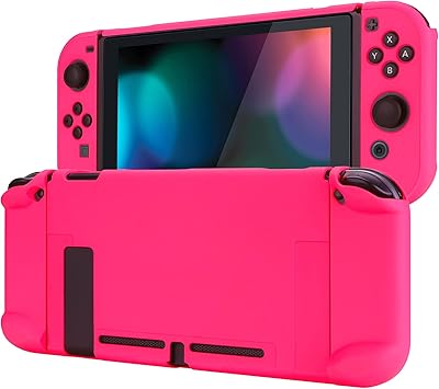 ExtremeRate PlayVital Bright Pink Protective and Carrying Case Set 2 ExtremeRate PlayVital Bright Pink Protective and Carrying Case Set - Image 2