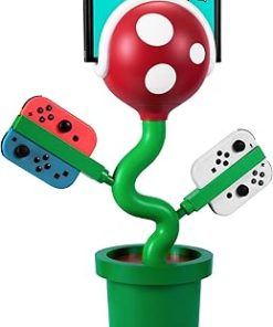 Piranha Plant Dock Compatible with Nintendo Switch and OLED Models 2 Piranha Plant Dock Compatible with Nintendo Switch and OLED Models 2