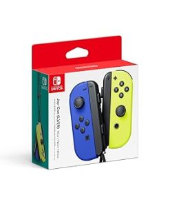 Nintendo Joy-Con Pair Blue Neon Yellow for Switch L-R Controllers Nintendo Joy-Con Pair Blue Neon Yellow for Switch L-R Controllers