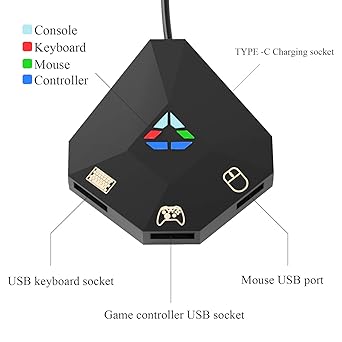 ECHZOVE Keyboard Mouse Adapter for Nintendo Switch PS4 Xbox One PS3 2 ECHZOVE Keyboard Mouse Adapter for Nintendo Switch PS4 Xbox One PS3 - Image 2