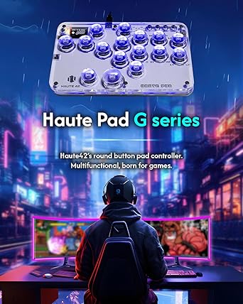 Sehawei Arcade Stick 16 Keys RGB Turbo Controller for PC PS4 Switch 2 Sehawei Arcade Stick 16 Keys RGB Turbo Controller for PC PS4 Switch - Image 2