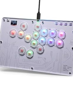 Leverless Arcade Stick 16 Keys Controller for PC PS4 PS5 Switch Steam Leverless Arcade Stick 16 Keys Controller for PC PS4 PS5 Switch Steam