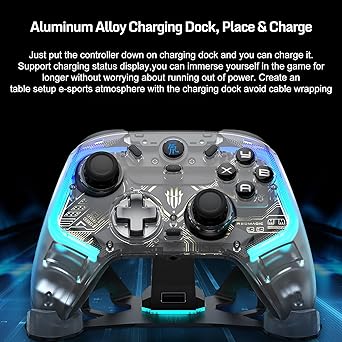 Nubia RedMagic Wireless Bluetooth Gaming Controller with RGB Lighting 2 Nubia RedMagic Wireless Bluetooth Gaming Controller with RGB Lighting - Image 2