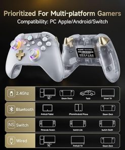 EasySMX D05 Wireless Gaming Controller with Charging Dock for PC Switch Android 2 EasySMX D05 Wireless Gaming Controller with Charging Dock for PC Switch Android 2