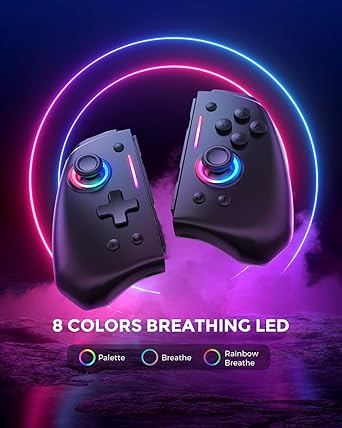 NYXI Hyperion Wireless Joypad with 8 Color LED for Switch OLED 2 NYXI Hyperion Wireless Joypad with 8 Color LED for Switch OLED - Image 2