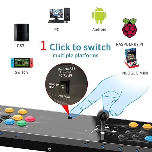 Arcade Fight Stick for PC Nintendo Switch NEOGEO PS3 and Raspberry Pi 2 Arcade Fight Stick for PC Nintendo Switch NEOGEO PS3 and Raspberry Pi - Image 2