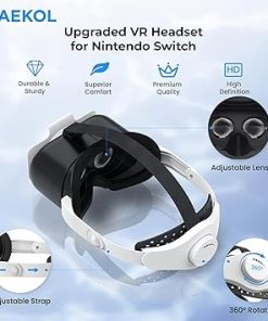 VR Headset with Elite Strap for Nintendo Switch and OLED 3D Glasses 2 VR Headset with Elite Strap for Nintendo Switch and OLED 3D Glasses 2