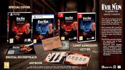 Evil Nun The Broken Mask Unholy Edition Nintendo Switch Game - Image 2