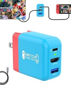 TreasureLin Switch Dock PD 36W USB-C HDMI 4K Charger for Switch