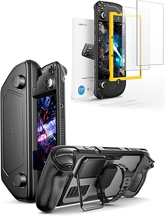 JSAUX PC0104 ModCase and 2-Pack Screen Protector for Steam Deck JSAUX PC0104 ModCase and 2-Pack Screen Protector for Steam Deck
