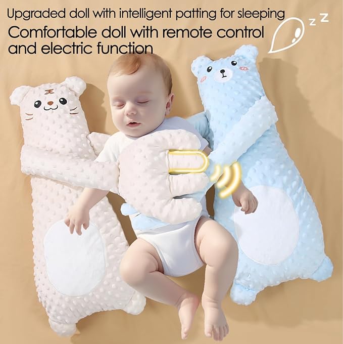 Soothing Clapping Plush Toy for Baby Sleep with Adjustable Levels 2 Soothing Clapping Plush Toy for Baby Sleep with Adjustable Levels - Image 2
