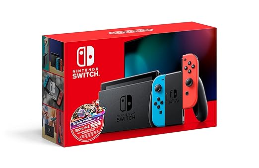 Nintendo Switch Neon Blue Red Joy-Con Mario Kart 8 Deluxe Membership Nintendo Switch Neon Blue Red Joy-Con Mario Kart 8 Deluxe Membership
