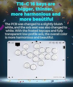 Sehawei Haute42 Arcade Stick T16 Crystal All Button Controller for Gaming 2 Sehawei Haute42 Arcade Stick T16 Crystal All Button Controller for Gaming 2