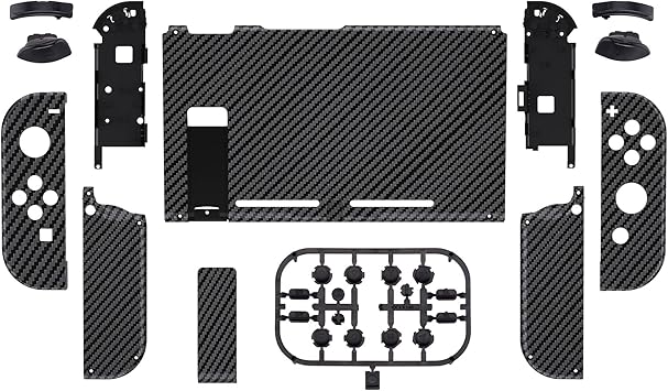 Colorful Border Screen Protector and Carbon Fiber Shell for Switch 2 Colorful Border Screen Protector and Carbon Fiber Shell for Switch - Image 2