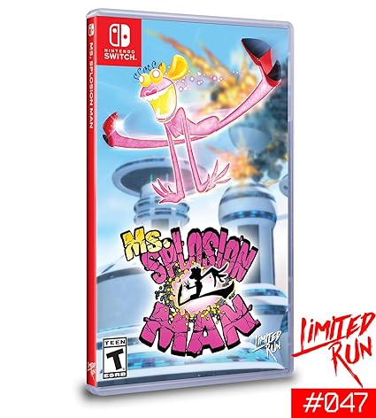 Ms Splosion Man Limited Run Games 47 for Nintendo Switch Console Ms Splosion Man Limited Run Games 47 for Nintendo Switch Console
