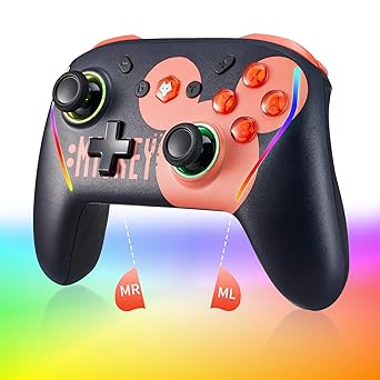 Wireless Switch Controller for Nintendo Switch Lite OLED with Turbo Function Wireless Switch Controller for Nintendo Switch Lite OLED with Turbo Function